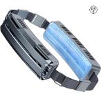 2025新型 腰掛け扇風機 ベルトファン 強力 携帯扇風機 運動 屋外作業 服中冷却 汗を吹き飛ばす 柔らかいPCM素材 Type-C急速充電 熱中症対策