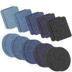  Denim patch джинсы ремонт ткань наклеен patch склейка Denim комплект для ремонта одежда patch ткань нашивка выше like свободно порез . взяв . установка удобный 5 цвет [ 20 шт. комплект ]