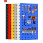  перфорирование панель стальной иметь . панель 450*450mm выдерживаемая нагрузка 60KG серебряный для бизнеса высота выдерживаемая нагрузка tool подставка инструмент место хранения орнамент гараж завод работа DIY