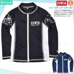  Rush Guard Kids ребенок длинный рукав UV cut купальный костюм мужчина boys Junior Zip выше Parker UPF50+ бренд мужчина . чёрный черный голубой 100 110 120 130cm