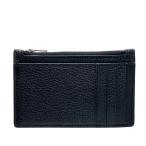 送料無料 コーチ C4280 カードケース メンズ COACH ペブルド レザー ジップ カードケース C4280 QB/BK ブラック