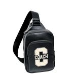 コーチ バッグ メンズ COACH ショルダーバッグ ヴァーシティ モチーフ レーサー スリングパック CAJ39 QBL77 ブラック×チョーク