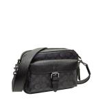 コーチ バッグ メンズ COACH ショルダーバッグ シグネチャー ワーナー クロスボディ バッグ CW217 QBMI5 チャコール×ブラック