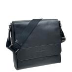 コーチ バッグ メンズ COACH ショルダーバッグ レザー ヒューストン マップ バッグ 68015 QB/BK ブラック 送料無料