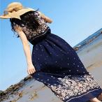 マキシ丈ワンピース マキシワンピ マキシ レディース 花柄 フラワー ワンピース リゾート ロング