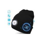 ニット帽子 ワイヤレスBluetooth LEDライト付き ニットキャップ 音楽帽 防寒対応 自転車 ランニング 登山 夜間の作業 フリーサイズ 男女兼用