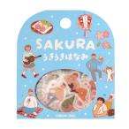  хлопья наклейка Sakura ограничение ослабленное крепление ослабленное крепление цветок видеть 