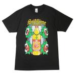 メンズ Tシャツ【クリックポスト対応可】SUBLIME LONGBEACH.CA. TEEサブライム プリントＴシャツBLACK(ブラック)男女兼用 黒 半袖 TSHIRTS ロサンゼルス カリフ