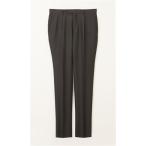 [ европейская одежда. Aoyama ] конические брюки мужской осень-зима для оттенок коричневого чай цвет текстильный узор . помятость one tuck слаксы шерсть . стильный тонкий выставить возможно MORLES