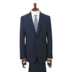 スーツメンズスリム秋冬ネイビー紺色...