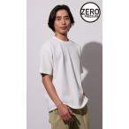 ショッピングクールビズ 【洋服の青山】春夏 ワッフルTシャツ ホワイト 白 半袖 メンズ ティーシャツ トップス カットソー 涼しい クールビズ ビジネス カジュアル ビジカジ