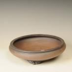 鉢：丸袋足付鉢 イブシ 13号 40ｃｍ*