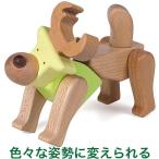 Yahoo! Yahoo!ショッピング(ヤフー ショッピング)形を変えて遊べる 知育玩具 3歳 木製 木のおもちゃ ブロック つみき 積み木 知育おもちゃ（EQB ZOOシリーズ DEERシカ）