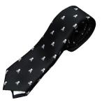  узкий галстук галстук Skull череп мелкий рисунок рисунок черный чёрная основа 
