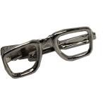 ネクタイピン おしゃれ おもしろ ユニーク 日本製シルバー メガネ 胸元に遊び心が光る 敬老の日 誕 ...