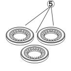 5. рукоятка проставка SP комплект [ рукоятка обогреватель : ремонт детали ] мотоцикл 