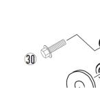 [ гонки специальный ] 30.FRANGE BOLT M6×16 [4 позиция задняя подножка комплект (EC09650KYJRA12): ремонт детали ] мотоцикл 