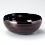 越前塗 彩波盛鉢 白檀 φ20.5×8.3cm