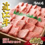 近江牛 澤井牧場 焼肉盛り合わせ 霜降 400g