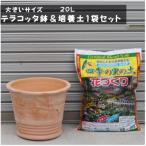 テラコッタ鉢&amp;培養土セット