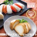 飛騨のチーズ4種とモッツァレラ入りソーセージ