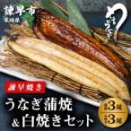 ふるさと納税 諫早市 【諫早淡水】 うなぎ蒲焼3尾&白焼き3尾セット