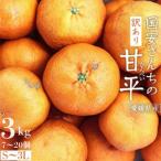 ふるさと納税 八幡浜市 \ 愛媛が誇る 高級みかん 希少品種 / 訳あり 甘平 (かんぺい) 3kg【C20-17】