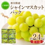 ふるさと納税 高松市 【先行受付2025年】ご家庭用シャインマスカットパック約2.4kg