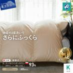 羽毛本掛けふとん キング ポーランド産 ダック93%