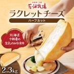ふるさと納税 中札内村 北海道・十勝産生乳で造ったラクレットチーズ(ハーフカット)2.3kg[P3-4B]