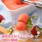 採れたて 福岡産濃厚あまおうジェラート 1000ml