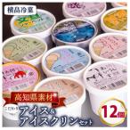 ふるさと納税 須崎市 高知名物 アイスクリンとふるさとの味アイス12個セット