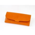 長財布 キャメル ハンドメイド