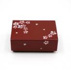 小箱 桜 古代朱 螺鈿 紙化粧箱入
