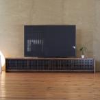 テレビボード 4枚引戸 Hタイプ 琥珀色 233x45x39