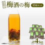 梅酒の梅 10袋セット 梅酒に入れて おやつに