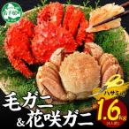 毛蟹 花咲ガニ 食べ比べ 約800g