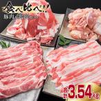 ふるさと納税 日南市 宮崎県産 豚肉(3種)&鶏肉(1種)セット(計3.54kg)