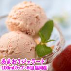 こだわり 福岡産あまおうジェラート100g×6個