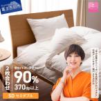 抗菌 抗ウイルス加工羽毛2枚合わせふとん