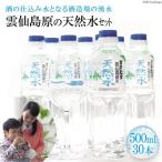 山崎本店酒造場 雲仙島原の天然水 500ml×30本