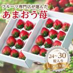 フルーツ専門店が選んだ あまおう苺 箱 24-30粒
