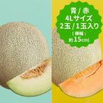 赤肉 メロン 2玉