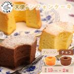 天使のシフォンケーキホール13cm チョコ2個セット