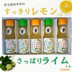 レモンくん ライムくん100%果汁 80ml×5本セット