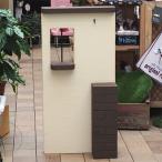 小窓付きフレンチ壁 ダークブラウン