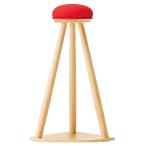旭川家具 コサイン 赤い帽子のキッチンスツール