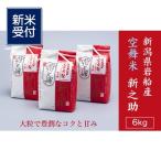 ふるさと納税 村上市 【新米受付・令和7年産米】空舞米 岩船産 新之助精米6kg NA4149