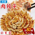 ふるさと納税 加須市 肉汁溢れる冷凍肉餃子80個(10個入×8p)