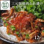 SC0513 三元豚 焼肉たれ漬け カルビ丼 140g×12パック